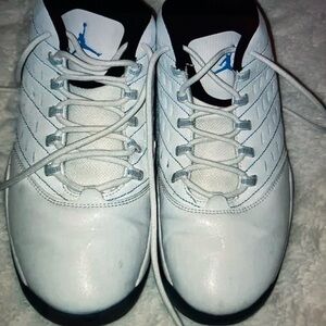 Jordan youth velocity White and Blue Athletic Shoes